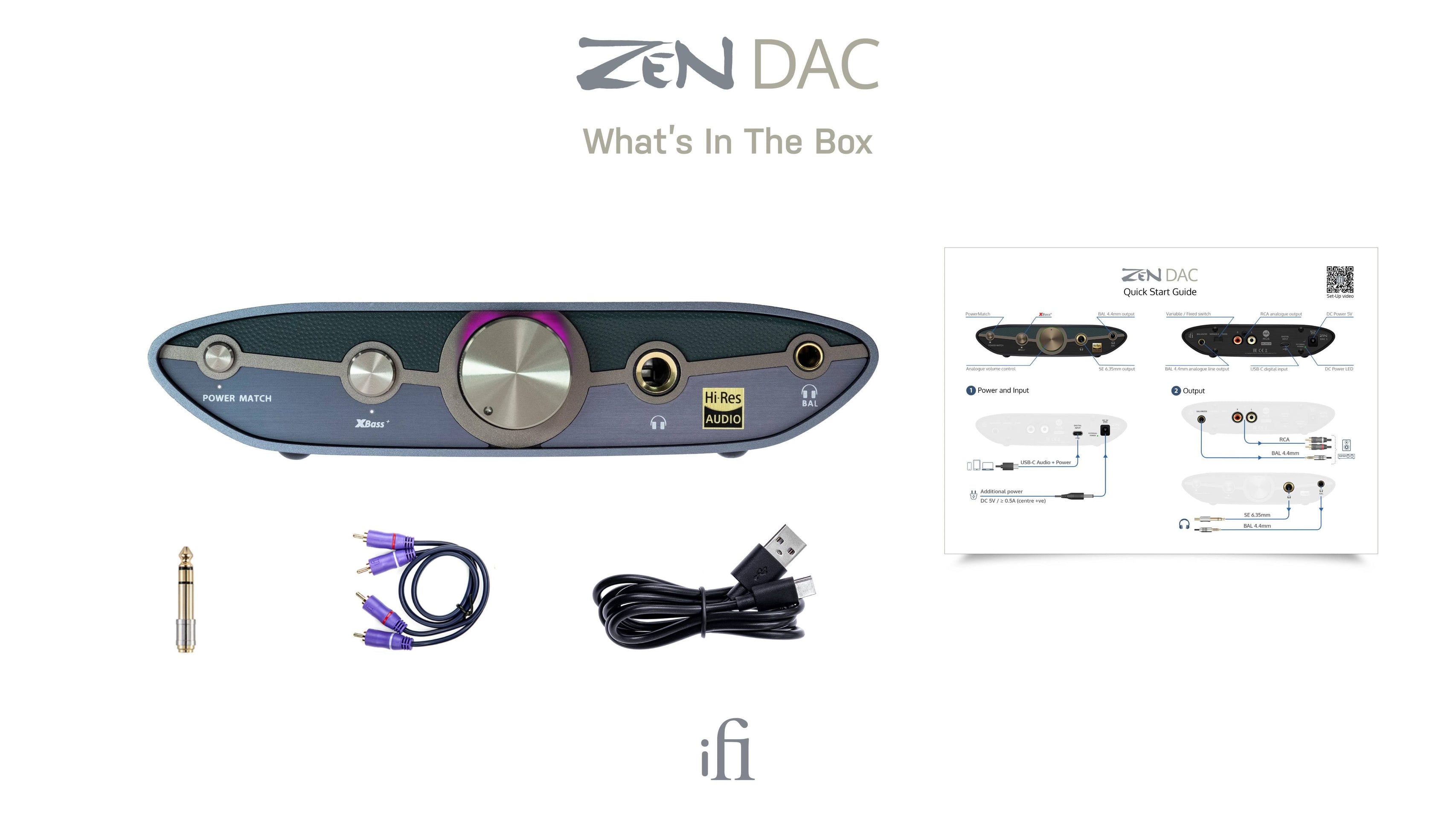 iFi Audio Zen DAC 3 – DAC/AMP de escritorio – Sonido detallado y alta resolución