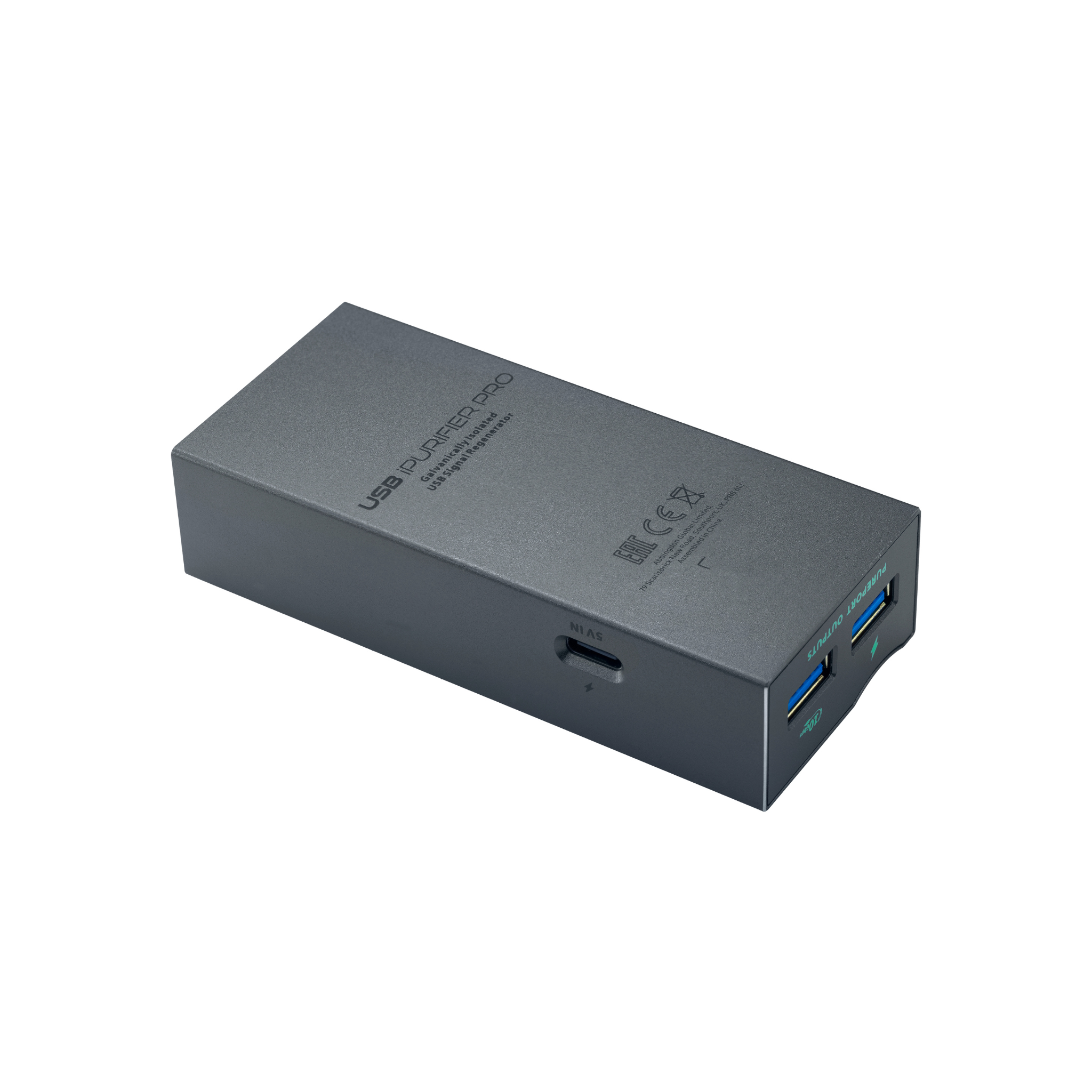 Silent Power USB iPurifier Pro – Filtro / acondicionador USB – Aislamiento galvánico, ANC3, fuente externa