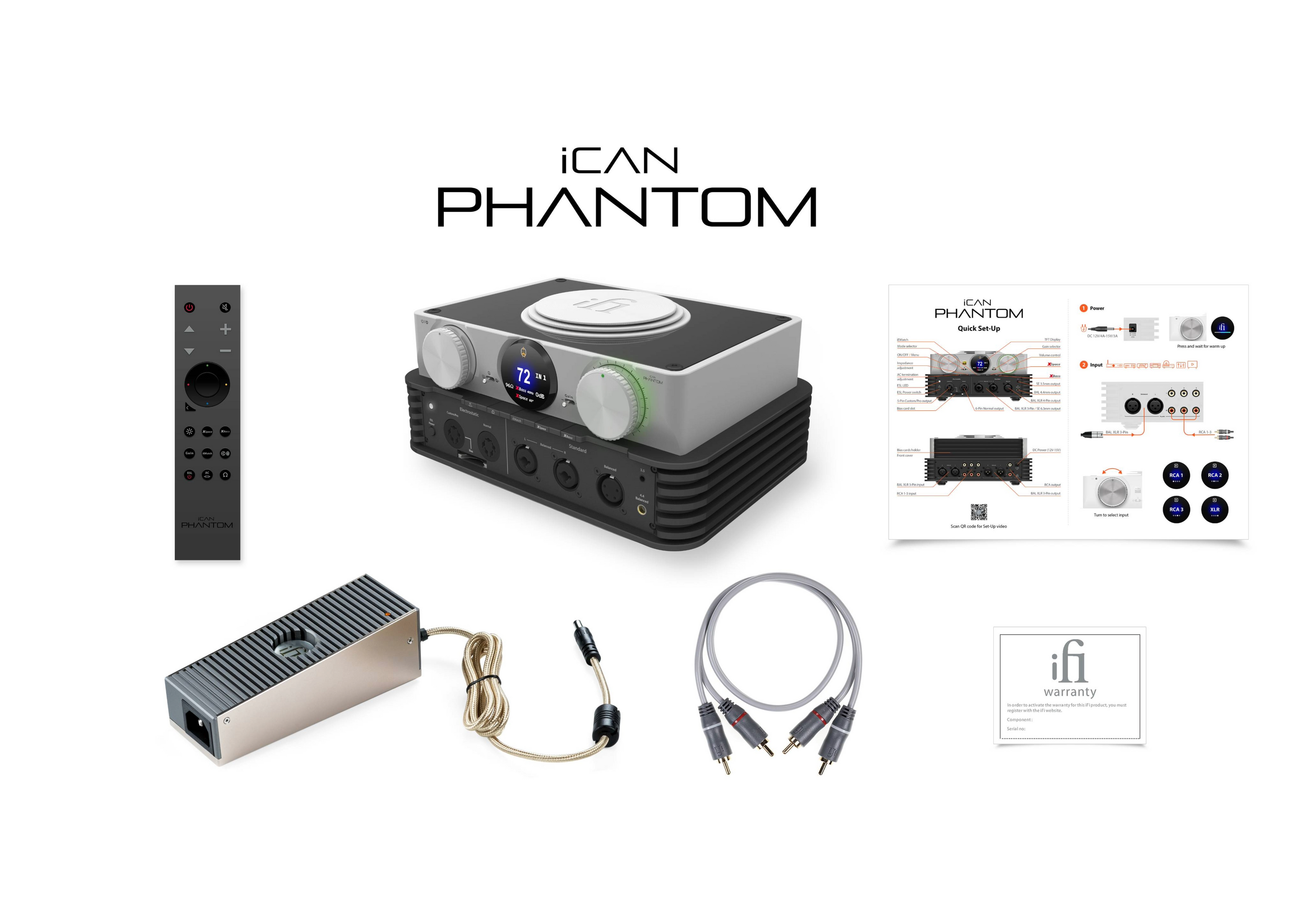 iFi Audio iCAN Phantom – Amplificador de auriculares – Alta potencia y detalle