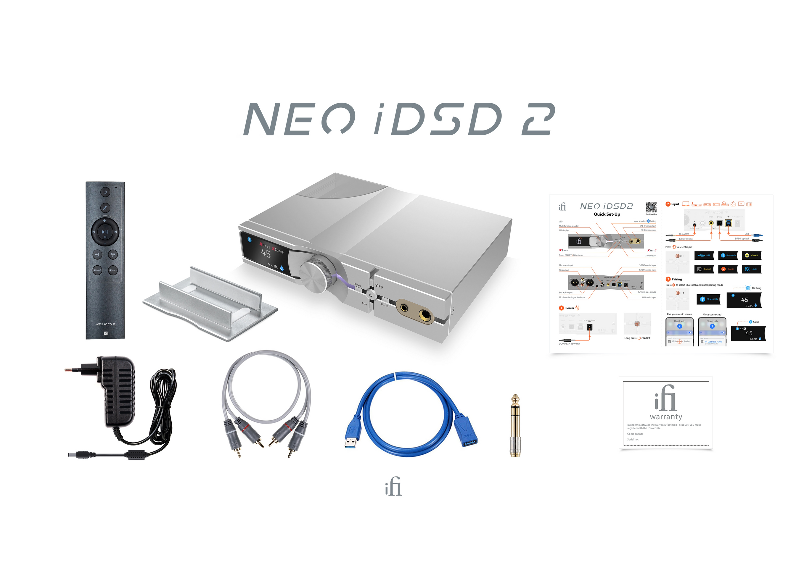 iFi Audio NEO iDSD 2 – DAC/AMP portátil – Sonido de alta resolución y movilidad