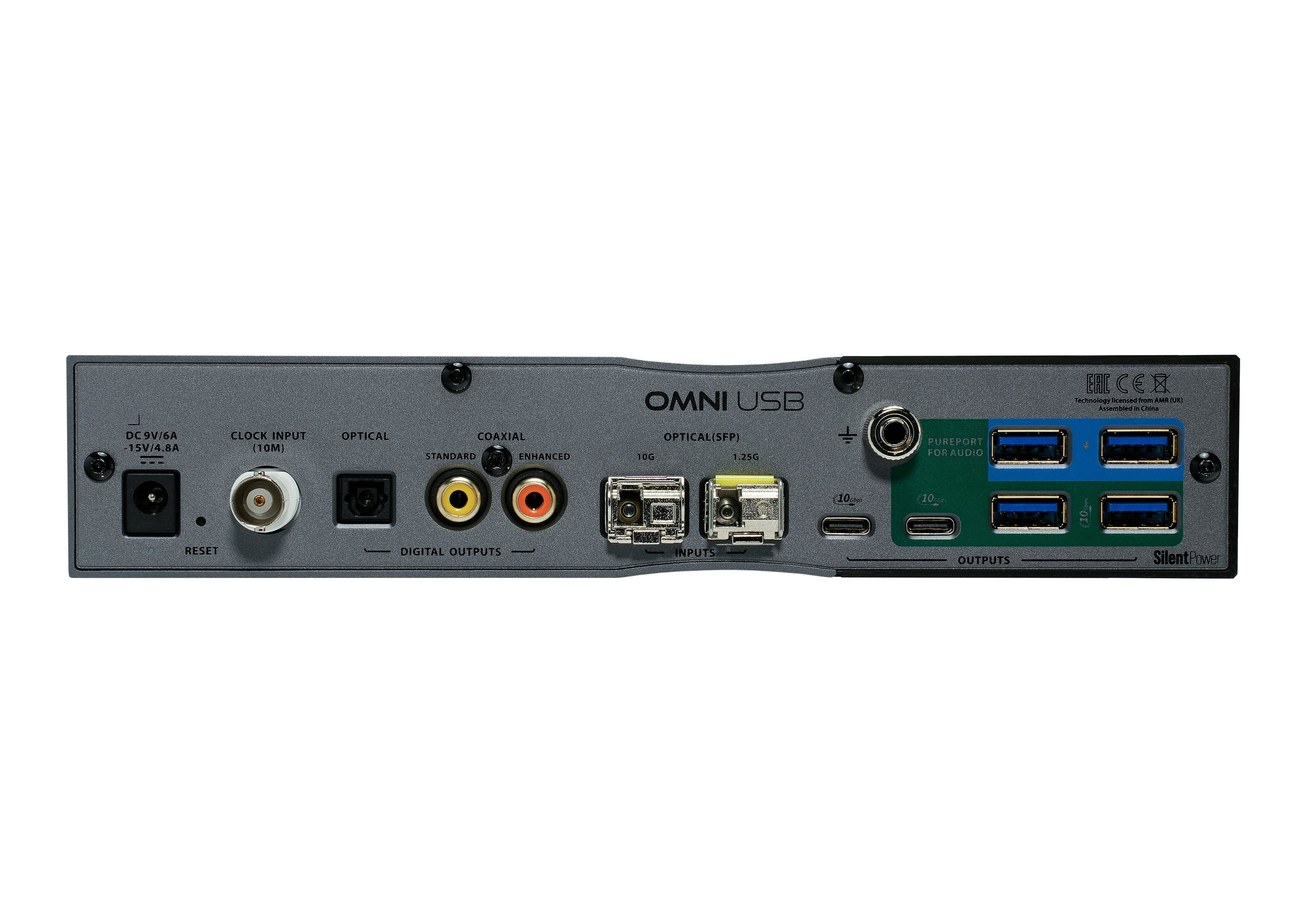 Silent Power Omni USB – Condicionador USB – Aislamiento óptico, batería 8000 mAh, cancelación activa