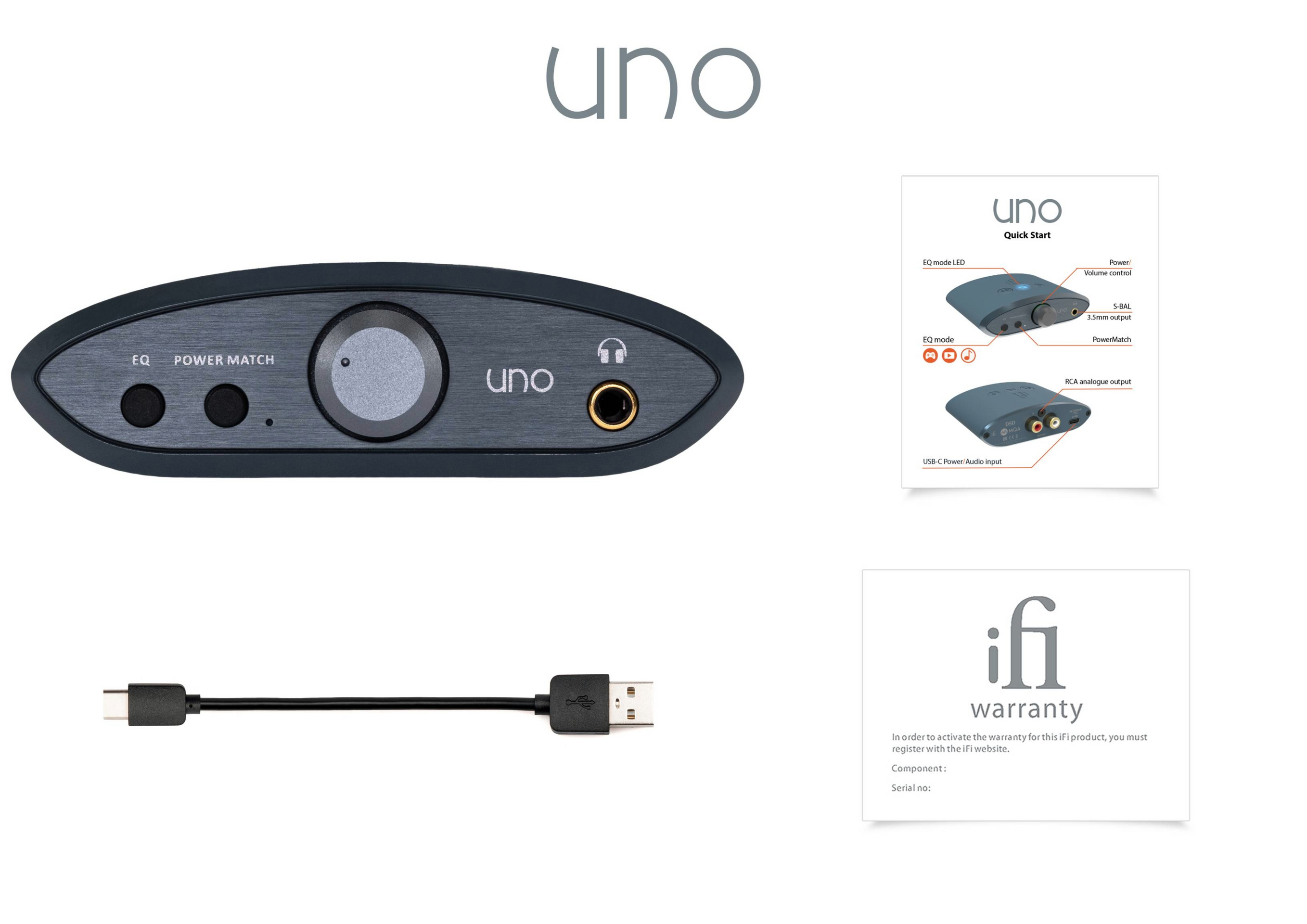 iFi Audio UNO – Amplificador de auriculares – Compacto y de alta fidelidad