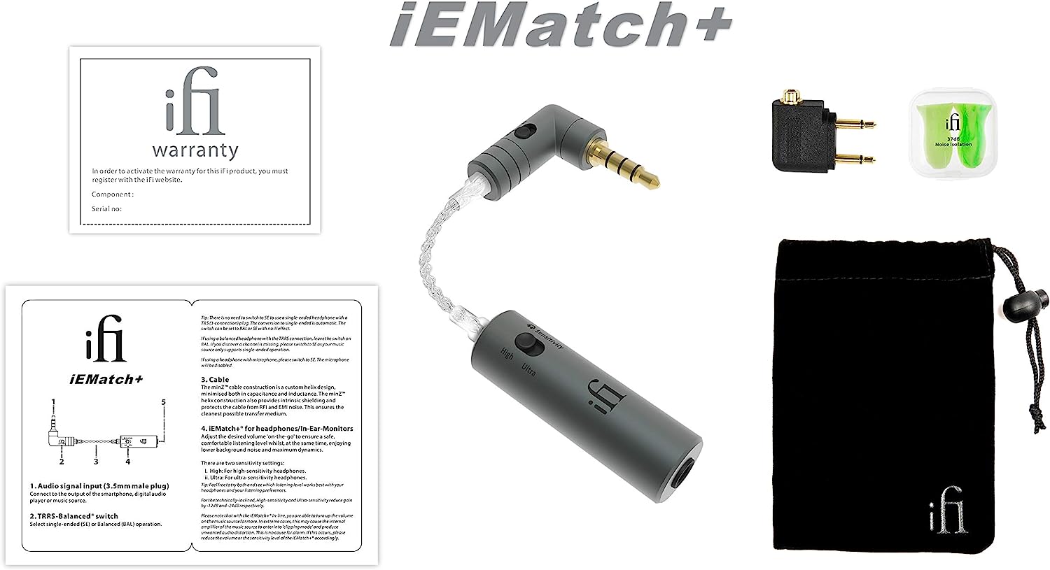 IEMATCH+ Cable - Open Box