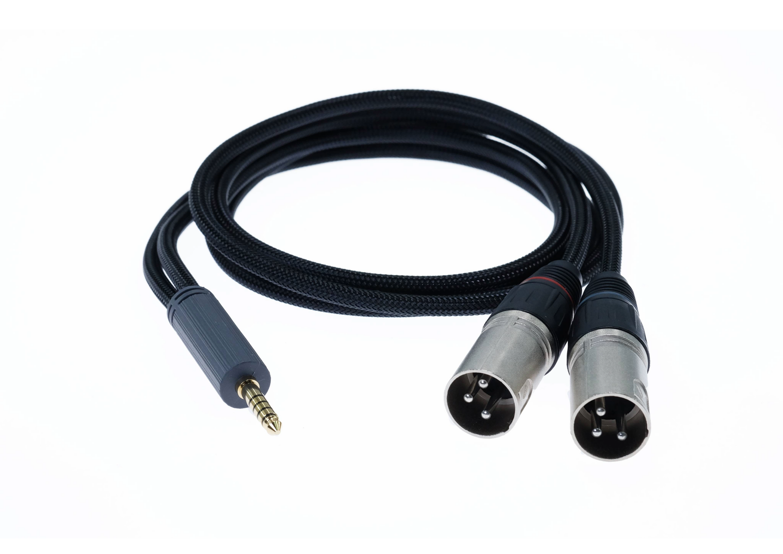 iFi Audio Cable 4.4 mm a XLR Standard Edition – Cable balanceado – Alta fidelidad para audio profesional
