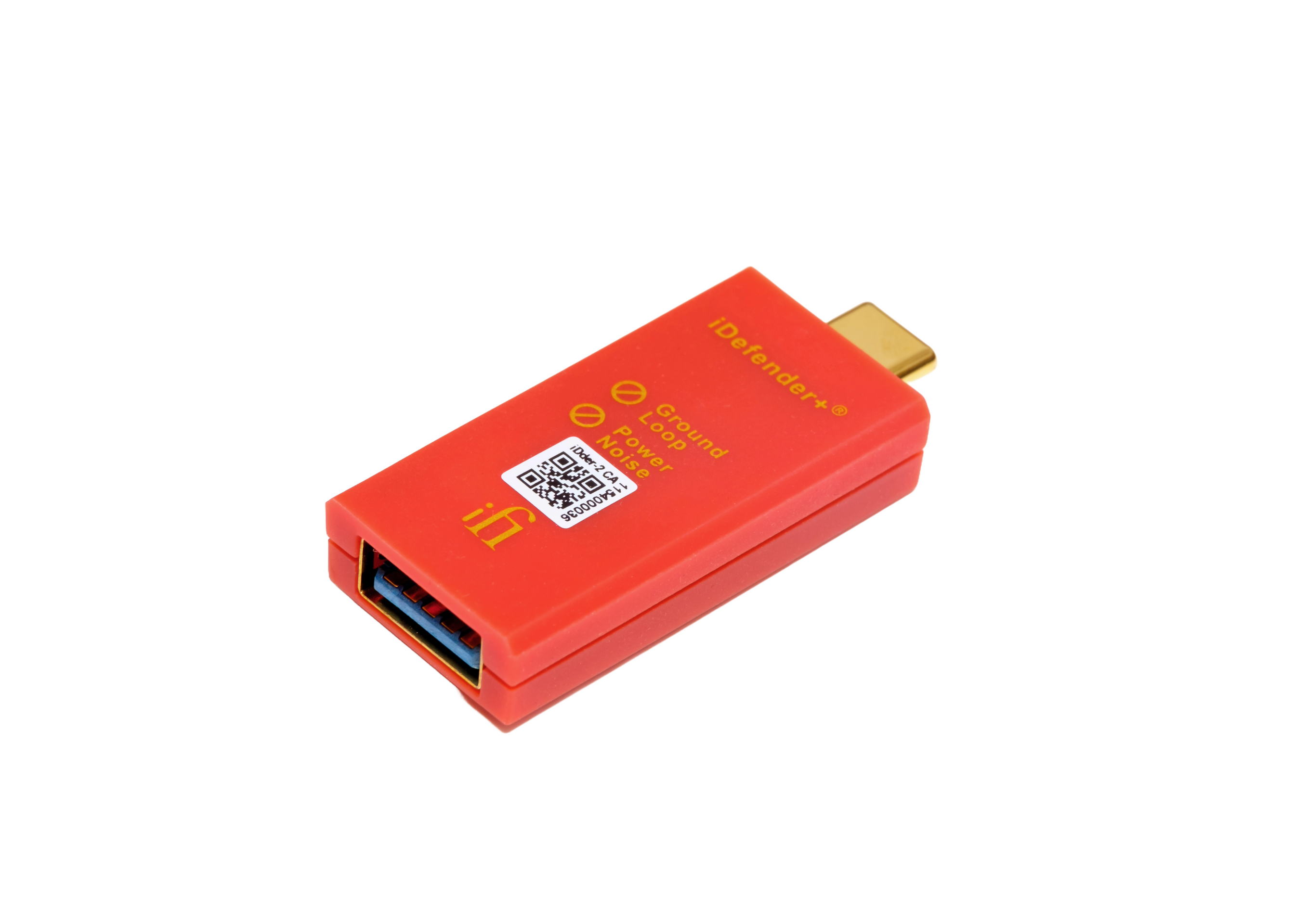 Silent Power iDefender+ CA – Filtro USB – Protección y mejora de señal (USB-C a USB-A)