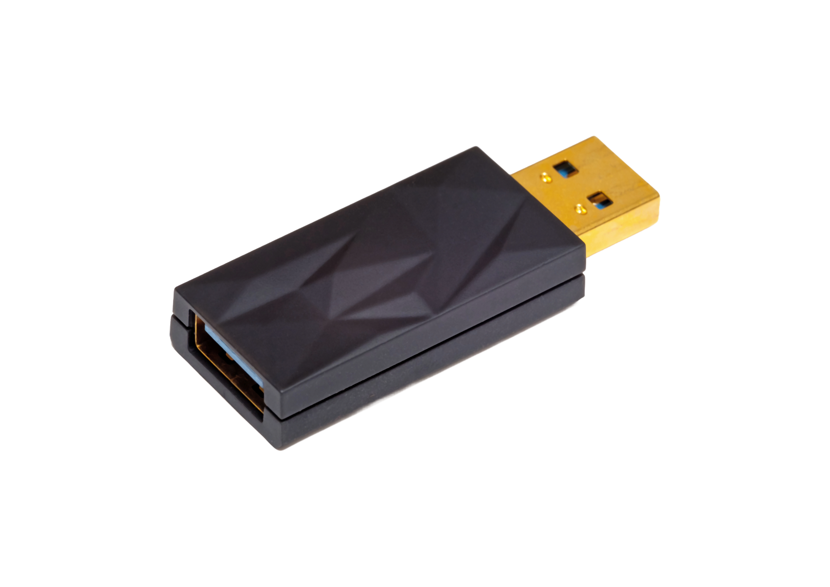 Silent Power iSilencer+ AA – Filtro USB – Reducción de ruido y mejora de señal (USB-A a USB-A)