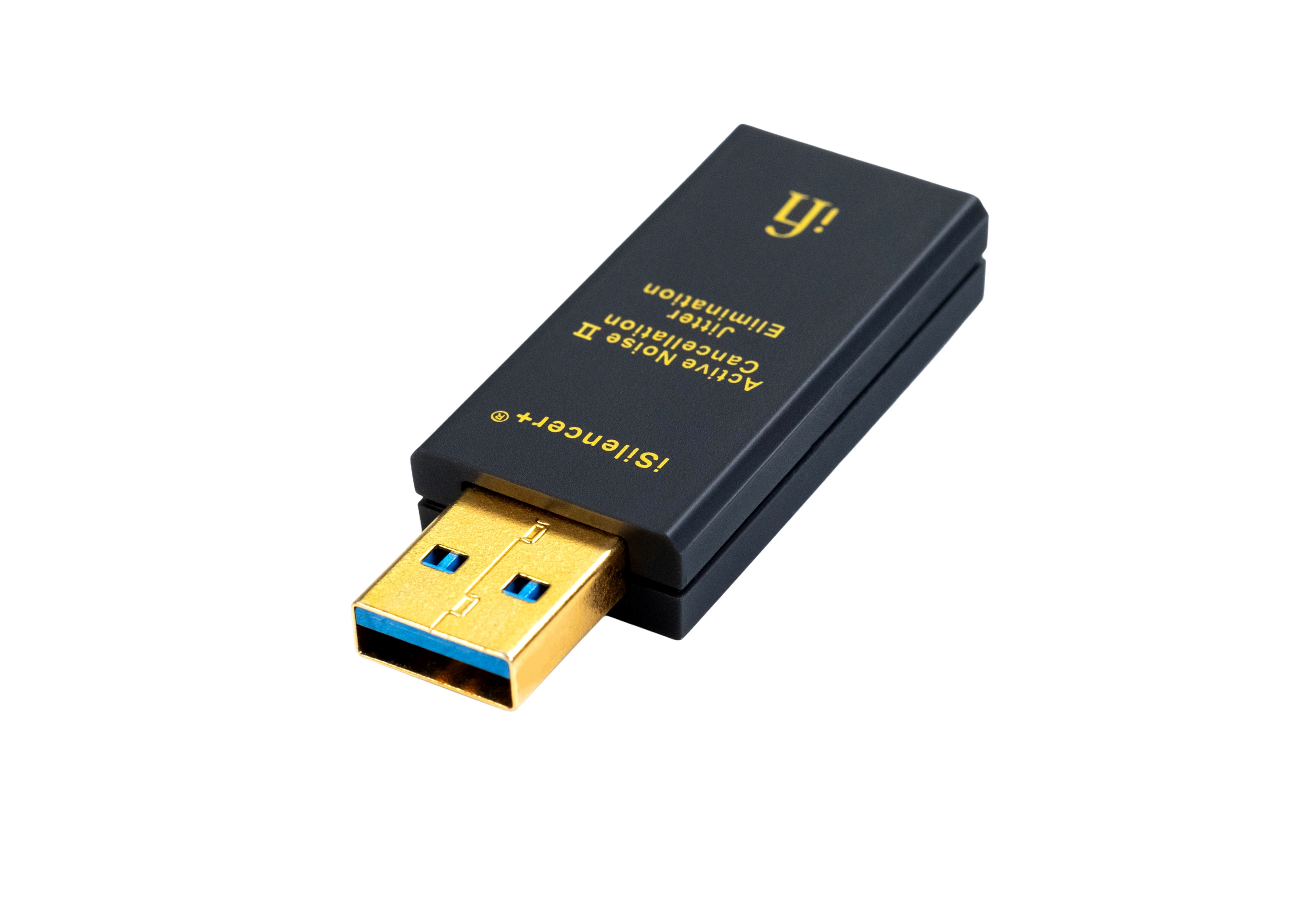 Silent Power iSilencer+ AA – Filtro USB – Reducción de ruido y mejora de señal (USB-A a USB-A)